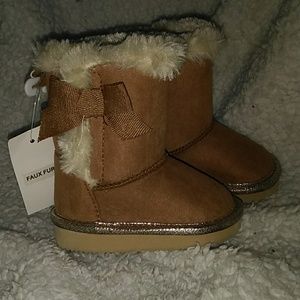 Koala kids tan booties